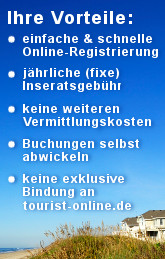 Vorteile des Inserats bei tourist-online.de
