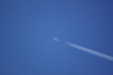Flugzeug am Himmel Flugzeug am Himmel