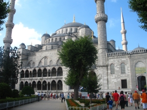 Die Sultan-Ahmed-Moschee in Istanbul